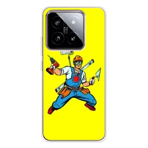 Силіконовий бампер (Працівники) на Xiaomi 15 (Будівельник)