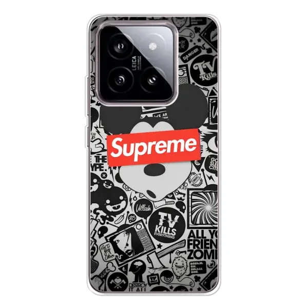 Чехол с рисунком «Supreme Маус» для Xiaomi 15 Чехол с рисунком «Supreme Маус» для Xiaomi 15