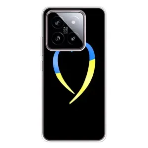 Силиконовый Чехол на Xiaomi 15 (Я-Украина) (Украинское сердце)