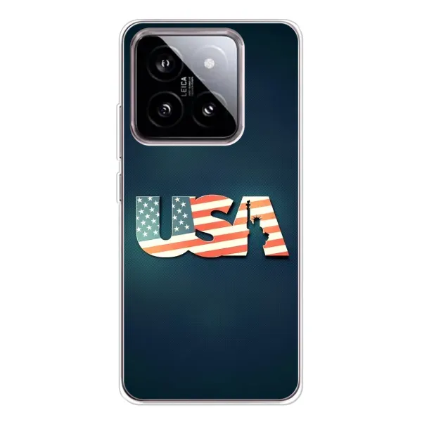 Чехол с рисунком «USA» для Xiaomi 15
