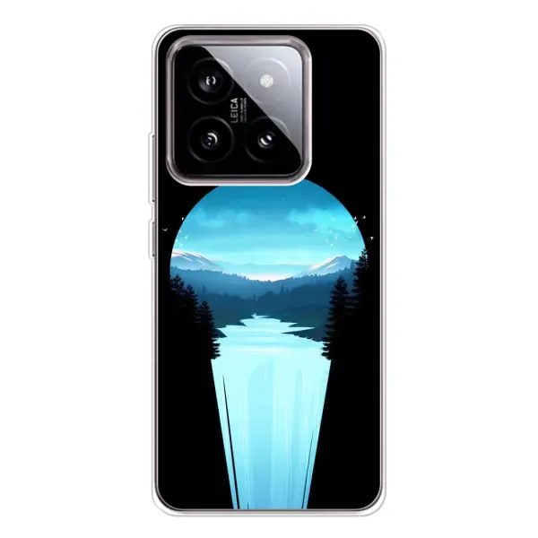 Чехол с рисунком «Синий Водопад» для Xiaomi 15 Чехол с рисунком «Синий Водопад» для Xiaomi 15