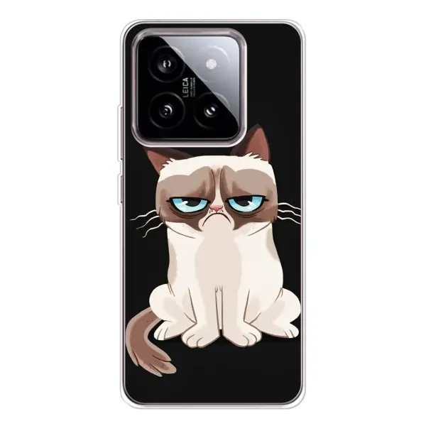 Чехол с рисунком «Взгляд кота» для Xiaomi 15 Чехол с рисунком «Взгляд кота» для Xiaomi 15