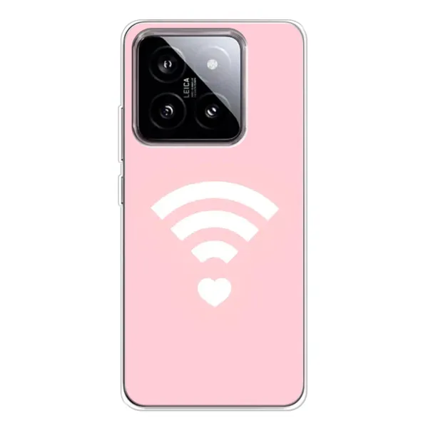 Чехол с рисунком «WiFi Love» для Xiaomi 15 Чехол с рисунком «WiFi Love» для Xiaomi 15