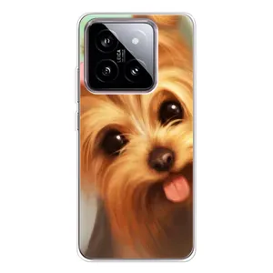 Чехол (ТПУ) Милые собачки для Xiaomi 15 (Йоршенский терьер)