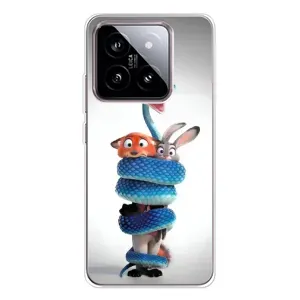 Силіконовий чохол з принтом Зоотрополіс для Xiaomi 15 (Змія Зоо)