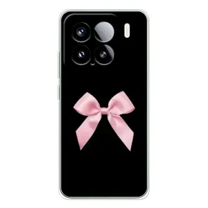 Чехол банты для Xiaomi 15S Pro (Бант на черном)