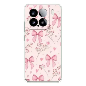 Чехол банты для Xiaomi 15S Pro (Банты с цветами)