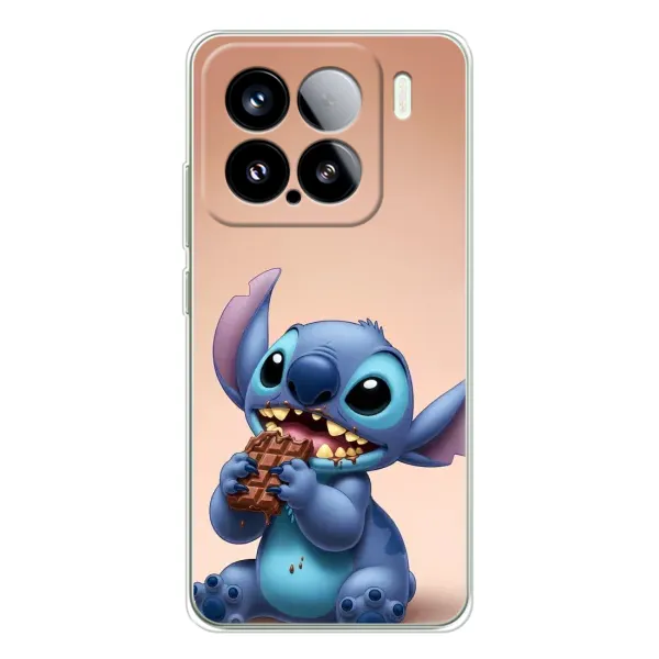 Чехол с рисунком «Стич с шоколадом» для Xiaomi 15S Pro