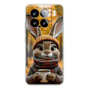 Друкований чохол 'Звірята з кавою' для Xiaomi 15S Pro (Зайчик з кавою)