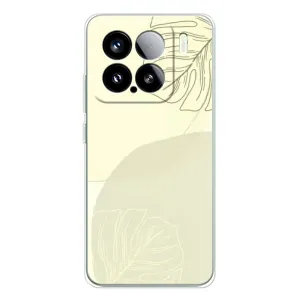 Чохол квітковий дизайн для Xiaomi 15S Pro (Зелений фон)
