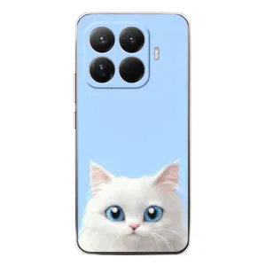 Чехол на тематику: Коты для Xiaomi 15T Pro (Белый кот)