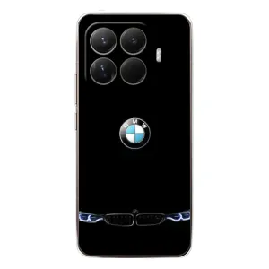 Силіконовий бампер з картинкою машини на Xiaomi 15T Pro (Чорний BMW)