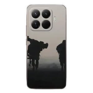 Чехлы на военную тематику для Xiaomi 15T Pro (Бой солдат)