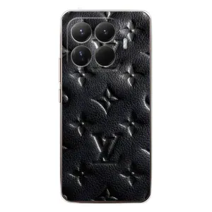 Текстурний Чохол Louis Vuitton для Ксіомі 15Т Про (Чорний ЛВ)