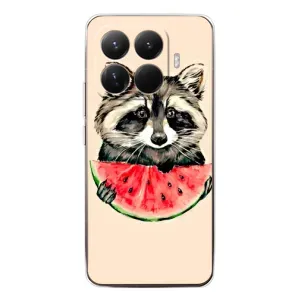 Силиконовый Чехол с Енотами на Xiaomi 15T Pro (Енот)