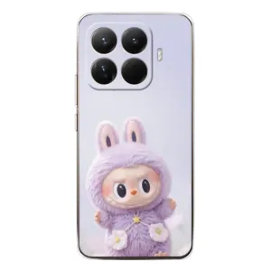 Чехол с принтом Лабубу для Xiaomi 15T Pro (Фиолетовый Лабубу)