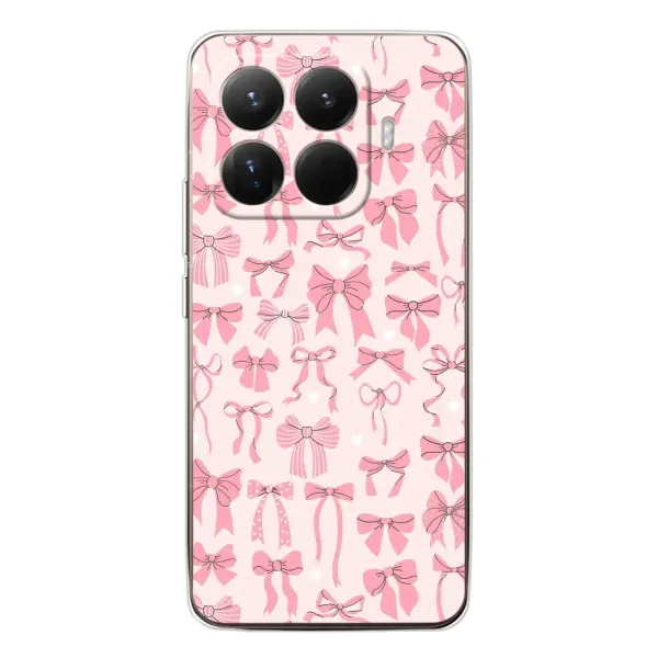 Чехол с рисунком «Фон бантики» для Xiaomi 15T Pro Чехол с рисунком «Фон бантики» для Xiaomi 15T Pro