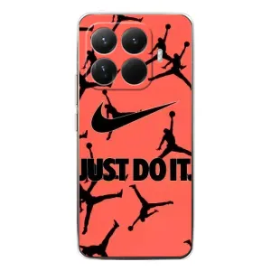 Силиконовый Чехол Nike Air Jordan на Ксиоми 15Т Про (Just Do It)