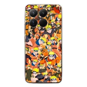 Чехлы с принтом Наруто на Xiaomi 15T Pro (Коллаж Наруто)