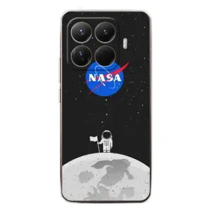 Силиконовый бампер с принтом "Наса" на Xiaomi 15T Pro (Космонавт NASA)