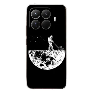 Силиконовый Чехол с принтом "Космонавты" на Xiaomi 15T Pro (Космонавт)