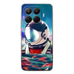 Силиконовый Чехол с принтом "Космонавты" на Xiaomi 15T Pro (Космонавт в воде)