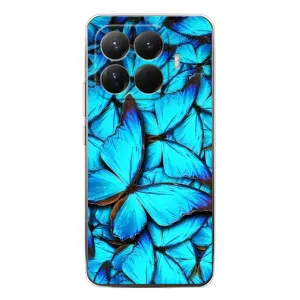 Силиконовый бампер с картинкой животных для Xiaomi 15T Pro (Крылья бабочек)