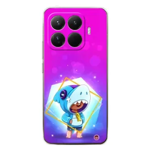 Чехол Бравл Старс для Xiaomi 15T Pro (Леон в костюме Акулы)
