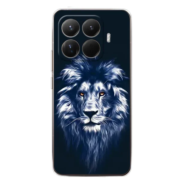 Чехол с рисунком «Лев - синий» для Xiaomi 15T Pro Чехол с рисунком «Лев - синий» для Xiaomi 15T Pro