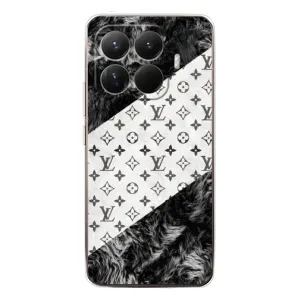 Чехол Стиль Louis Vuitton на Xiaomi 15T Pro (LV на белом)