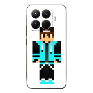 Чохли для Xiaomi 15T Pro (Персонажі МайнКрафт) (Хлопчик у блакитному)