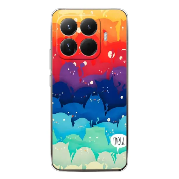 Чехол с рисунком «Mew» для Xiaomi 15T Pro