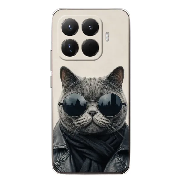 Чехол с рисунком «Модный кот» для Xiaomi 15T Pro Чехол с рисунком «Модный кот» для Xiaomi 15T Pro