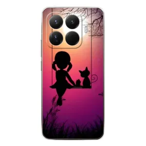 Девчачий Чехол для Xiaomi 15T Pro (На качели)