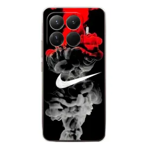 Силиконовый Чехол на Xiaomi 15T Pro с картинкой Nike (Nike дым)