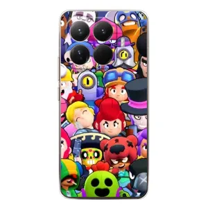 Силіконовый Чохол на Xiaomi 15T Pro з картинкою Brawl Stars (Персонажі)