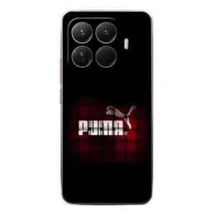 Чехол с Брендами одежды на Ксиоми 15Т Про (PUMA стиль)