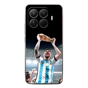 Чехлы Лео Месси Аргентина для Xiaomi 15T Pro (Счастливый Месси)