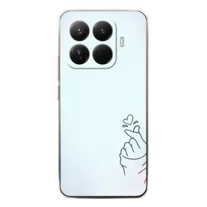 Чехлы (Знак сердечка) на Xiaomi 15T Pro (Сердце на голубом)