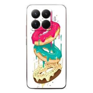 Чехол с изображением вкусной еды для Xiaomi 15T Pro (Сочные пончики)