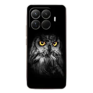 Чехлы с принтом СОВЫ для Xiaomi 15T Pro (Сова на чёрном)