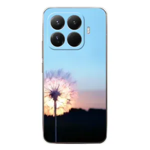 Силіконовий Чохол з кульбабками на Xiaomi 15T Pro (Захід з кульбабкою)