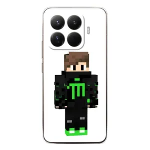 Чохли для Xiaomi 15T Pro (Персонажі МайнКрафт) (Зелений хлопчик)