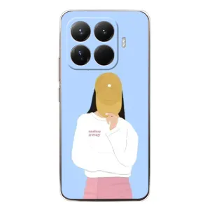 Силиконовый Чехол на Xiaomi 15T Pro с картинкой Стильных Девушек (Желтая кепка)