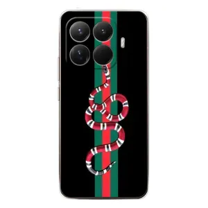 Чохли бренд ГУЧЧІ для Xiaomi 15T Pro (Змій Гуччі)