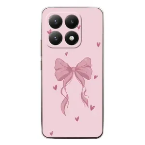 Чохол банти для Xiaomi 15T (Бант на рожевому)