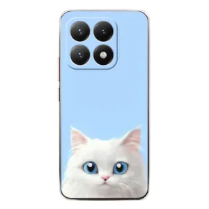 Чехол на тематику: Коты для Xiaomi 15T (Белый кот)