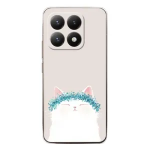Чехол на тематику: Коты для Xiaomi 15T (Белый котик)
