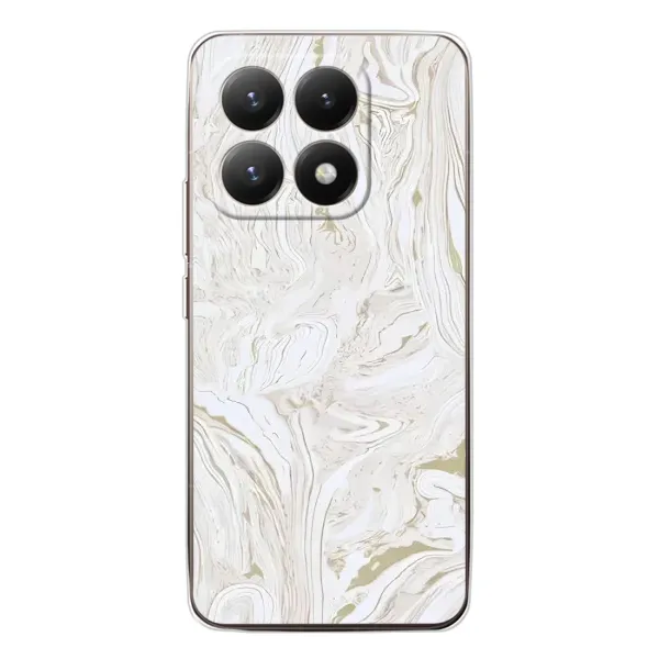 Чехол с рисунком «белый мрамор» для Xiaomi 15T