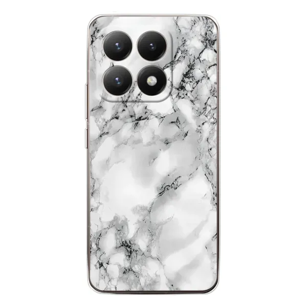 Чехол с рисунком «Белый мрамор» для Xiaomi 15T Чехол с рисунком «Белый мрамор» для Xiaomi 15T